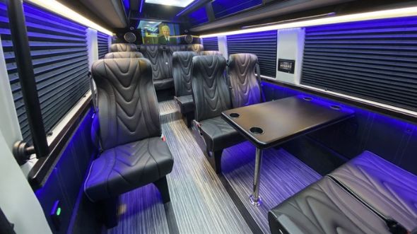 fort collins 18 passenger sprinter van interior