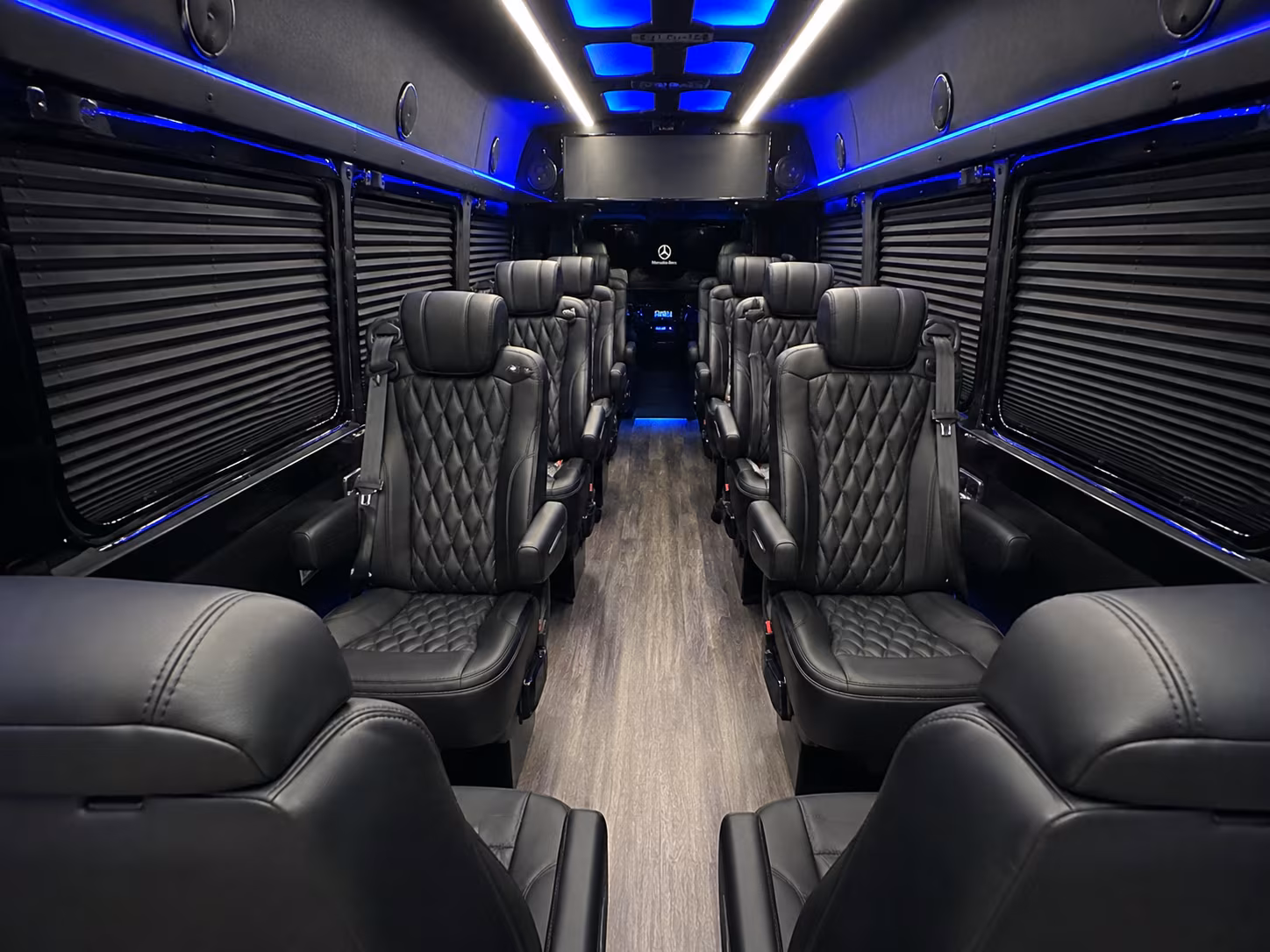 15 passenger sprinter van inside