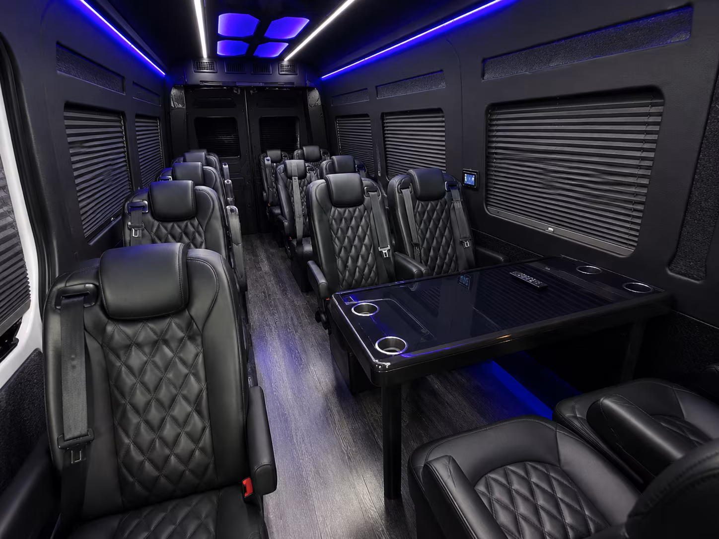 8 passenger sprinter van inside