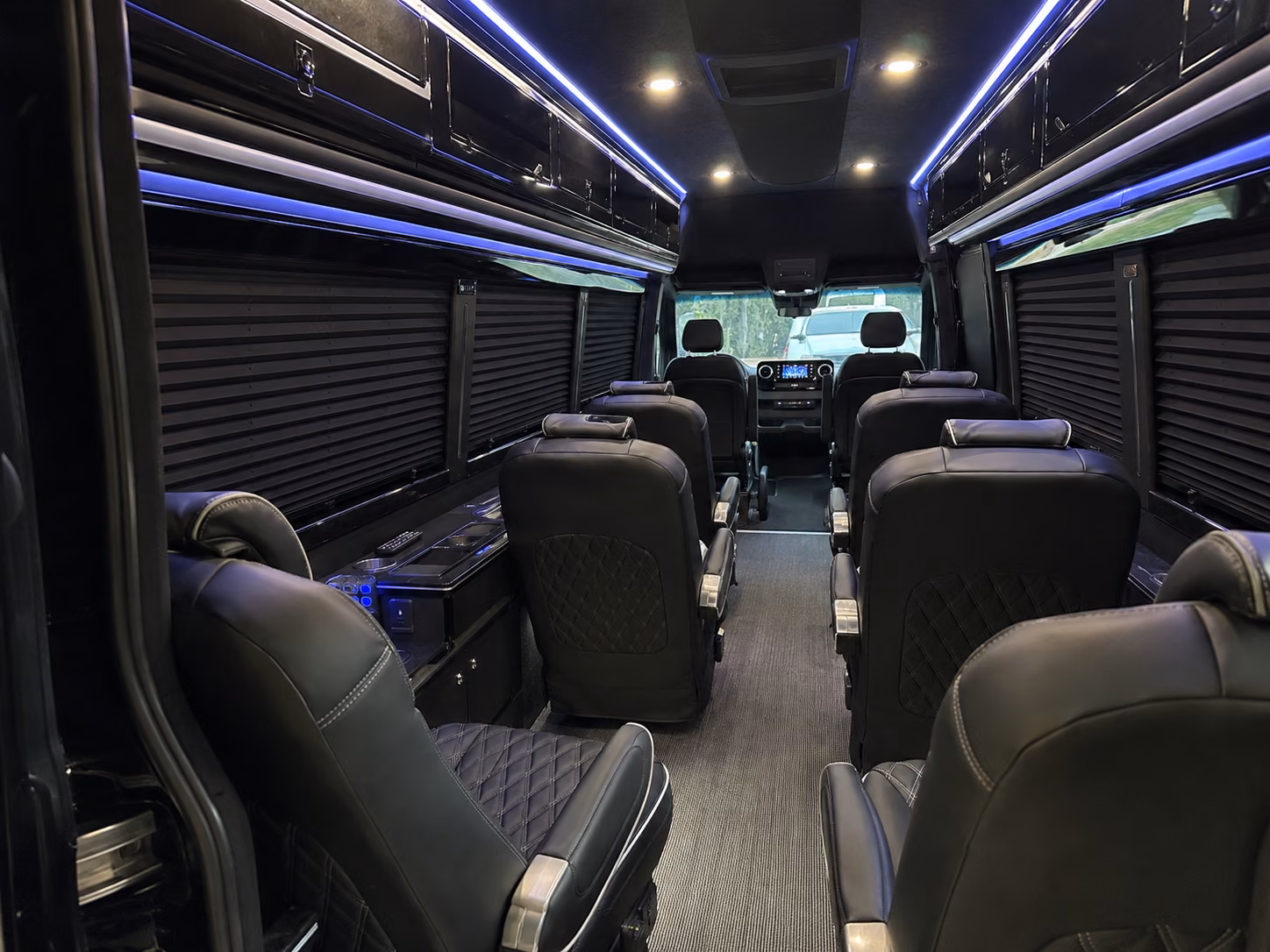 fort collins 10 passenger sprinter van inside