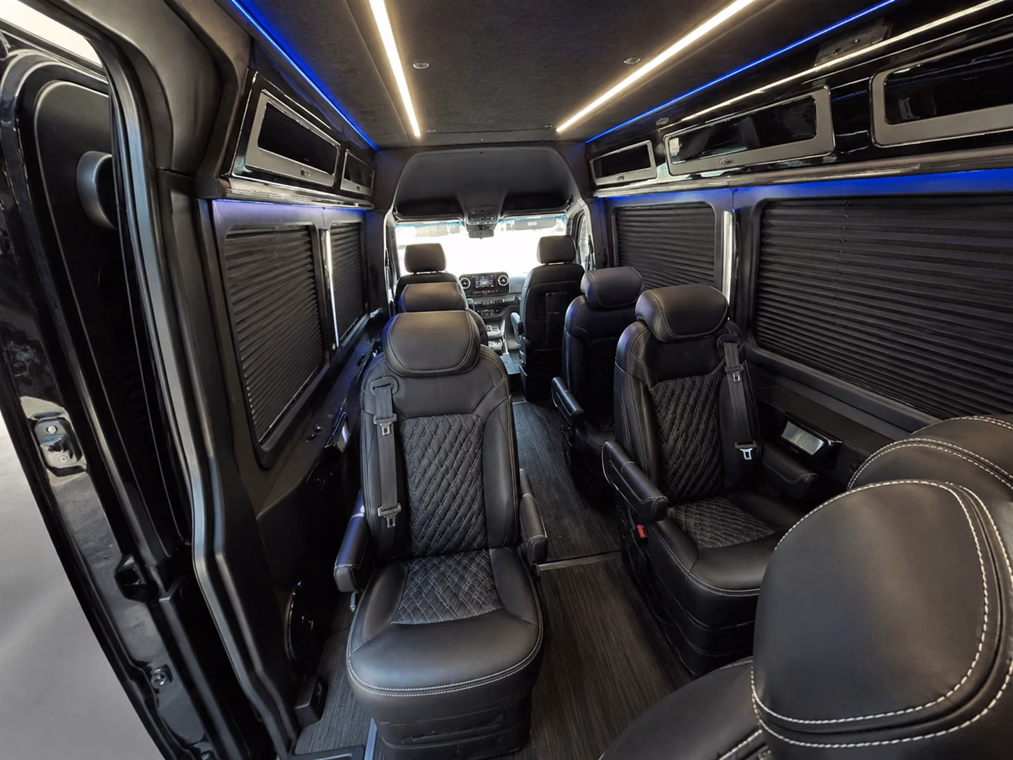 fort collins 12 passenger sprinter van inside