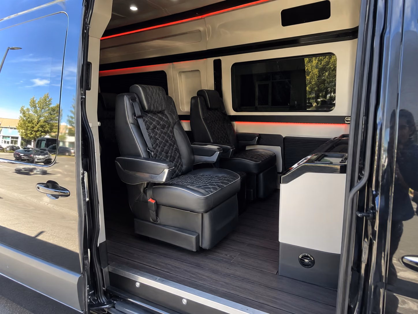 fort collins 12 passenger sprinter van interior