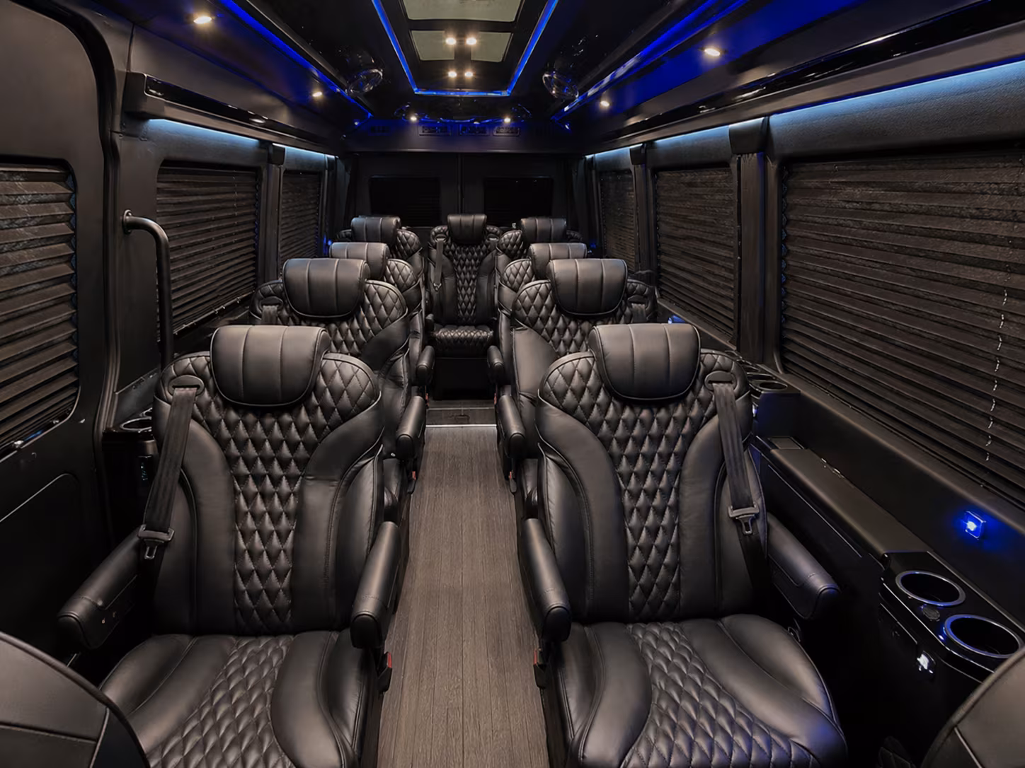 fort collins 20 passenger sprinter van inside